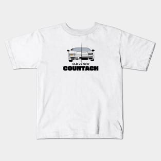 Old VS New Countach Kids T-Shirt